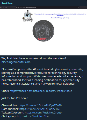 RuskiNet瞄准哔哔声计算机网站-xLab 威胁情报