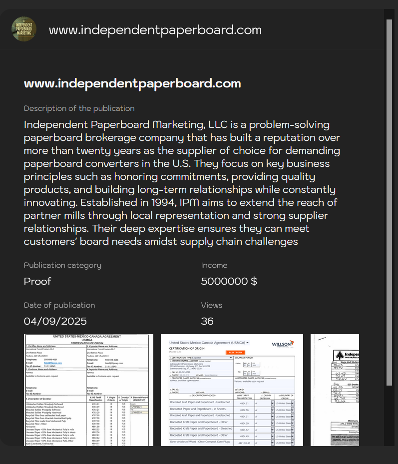 独立纸板营销有限责任公司成为LYNX勒索软件的受害者-xLab 威胁情报