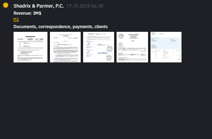 Shadrix&Parmer，P.C.成为INC RANSOM勒索软件的受害者-xLab 威胁情报