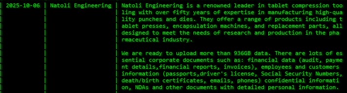 INC.Natoli工程公司成为akira勒索软件的受害者-xLab 威胁情报