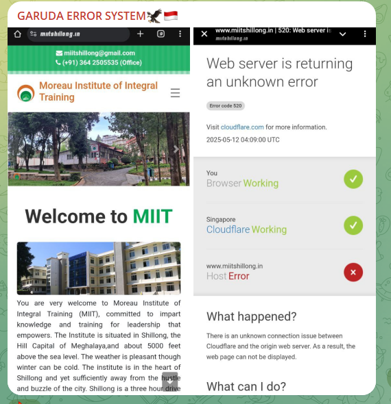 GARUDA ERROR SYSTEM瞄准莫罗综合培训学院网站-xLab 威胁情报