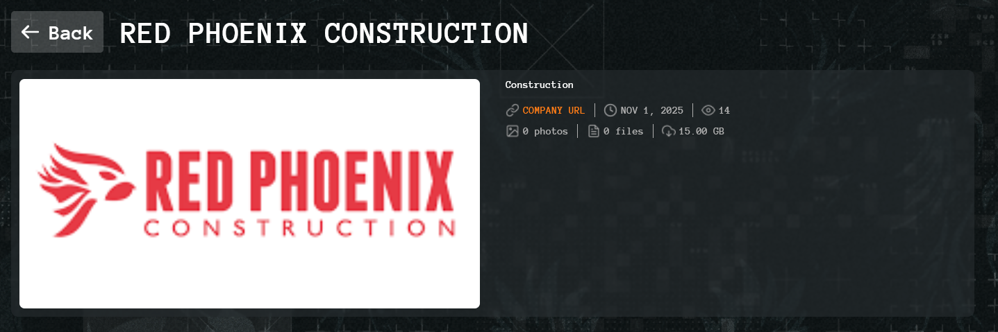 Red Phoenix建筑公司成为Qilin勒索软件的受害者-xLab 威胁情报