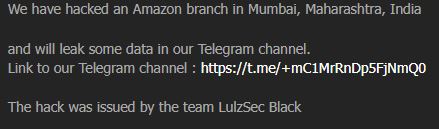 亚马逊在印度涉嫌数据外泄-xLab 威胁情报