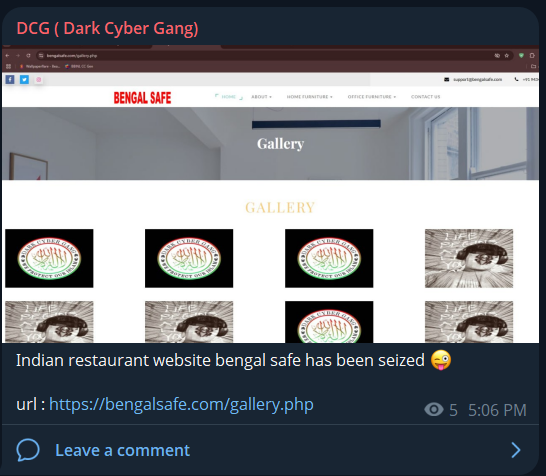 DCG（黑暗Cyber帮）瞄准孟加拉保险箱网站-xLab 威胁情报