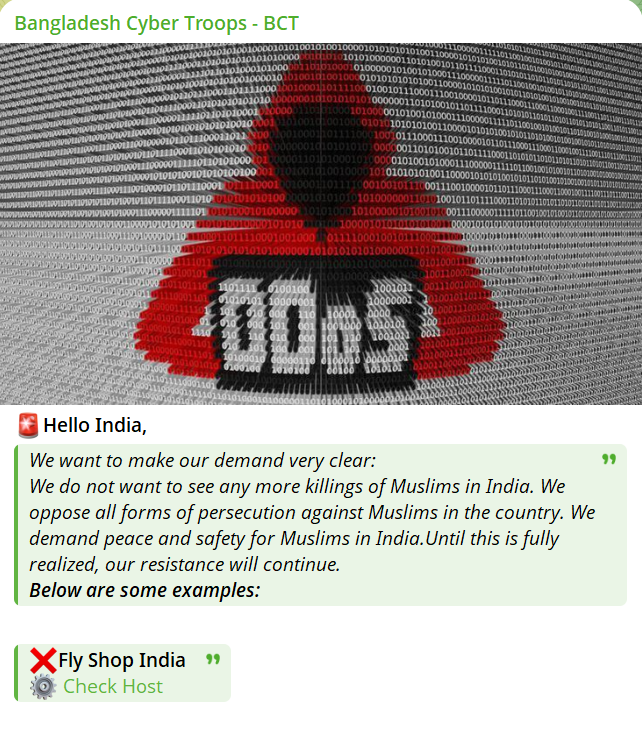 孟加拉Cyber部队-BCT瞄准Shop Saran Digital网站-xLab 威胁情报