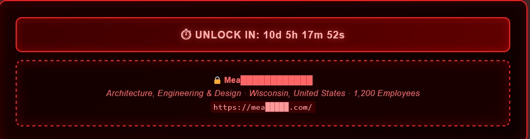 Kryptos勒索软件集团新增未知受害者(mea*****.com)-xLab 威胁情报