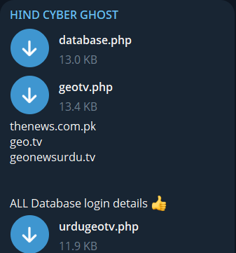 Alleged data breach of Geo News Urdu-xLab 威胁情报