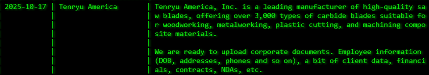 天龙美国成为Akira勒索软件的受害者-xLab 威胁情报