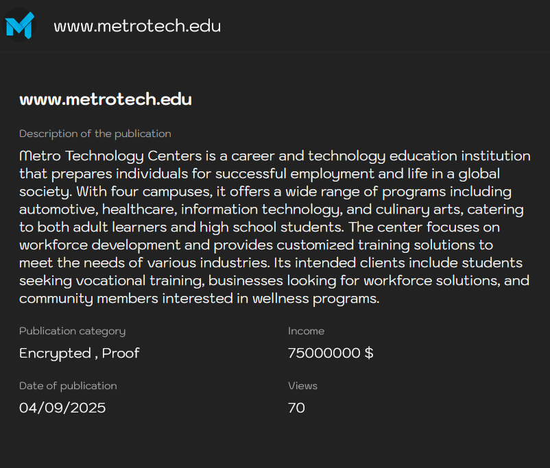 Metro Tech成为LYNX勒索软件的受害者-xLab 威胁情报