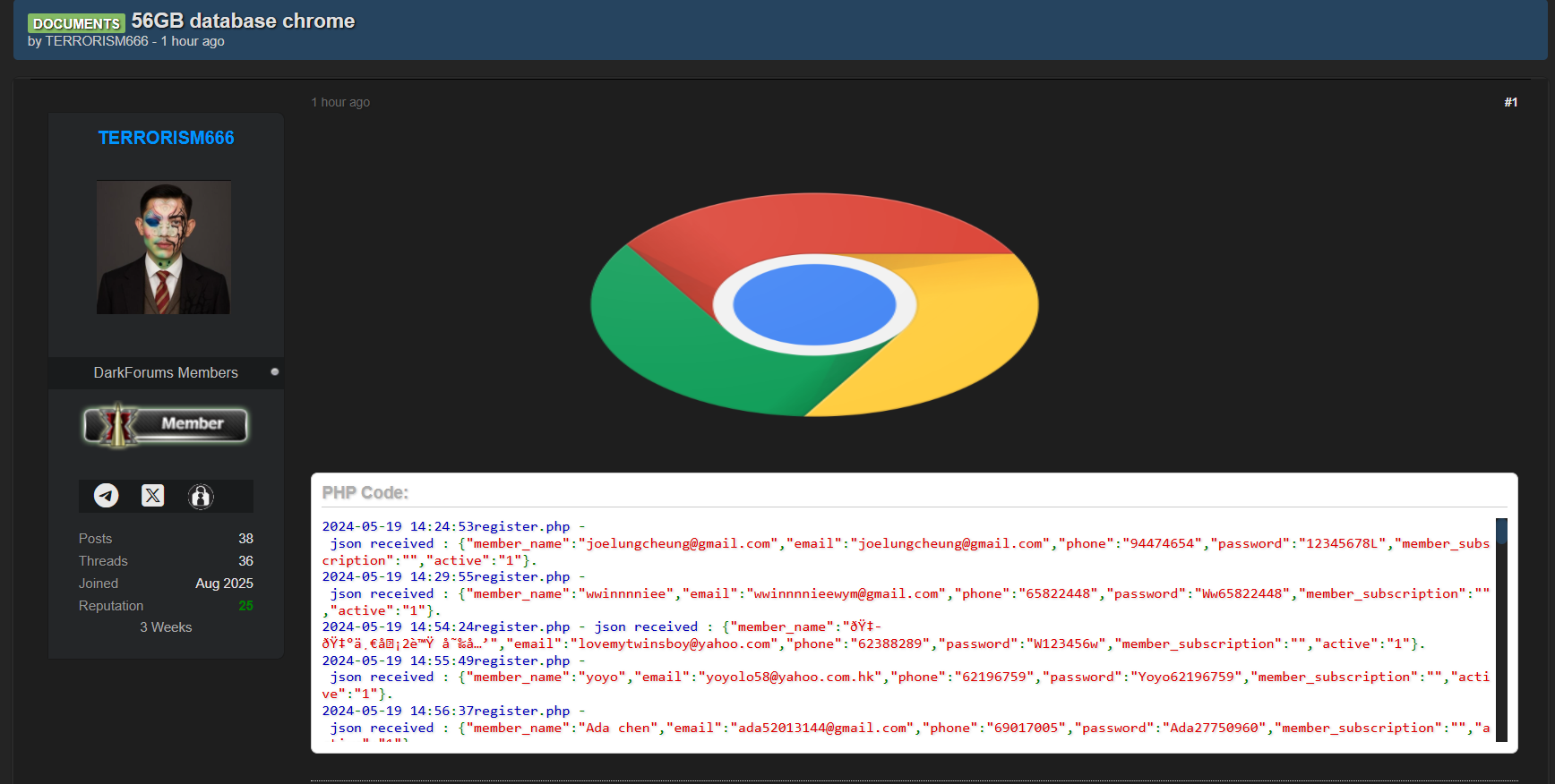 涉嫌出售谷歌浏览器数据-xLab 威胁情报