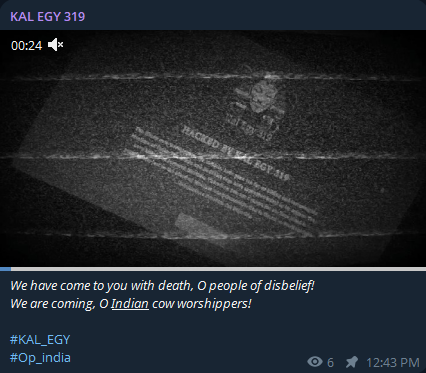 KAL EGY 319声称针对印-xLab 威胁情报