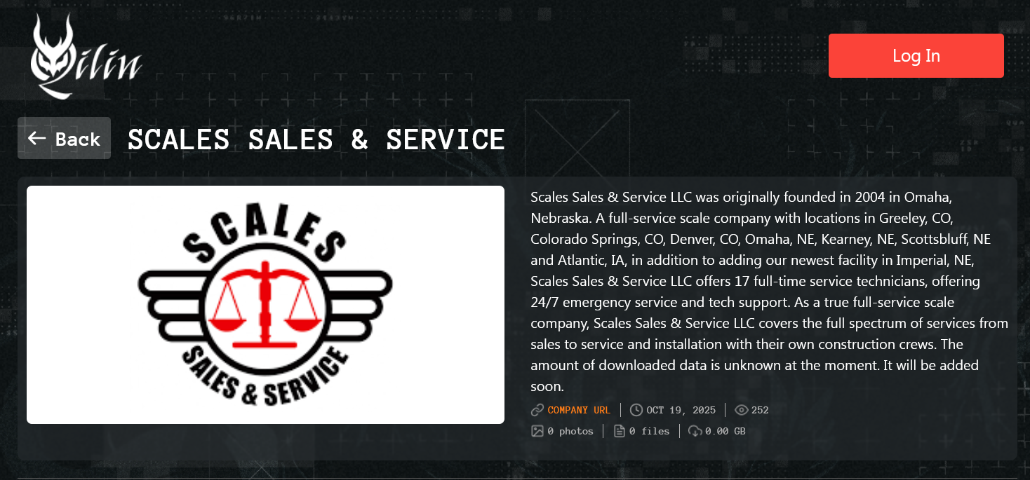 Scales Sales&Service成为Qilin勒索软件的受害者-xLab 威胁情报
