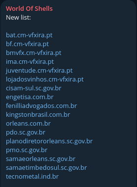 Alleged leak of webshell access to Fenilli Advogados-xLab 威胁情报