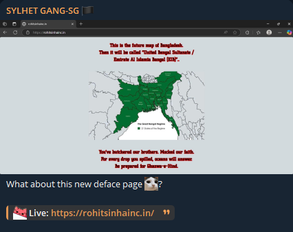 SYLHET GANG-SG瞄准Rohit Sinha网站-xLab 威胁情报