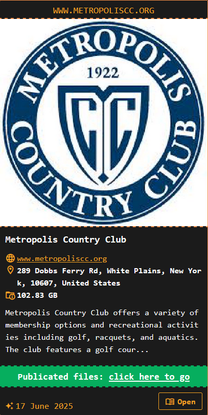 大都会乡村俱乐部成为DragonForce勒索软件的受害者-xLab 威胁情报