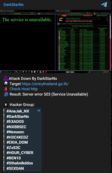 DarkStarNx targets the website of entrythailand.go.th-xLab 威胁情报