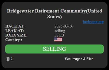 布里奇沃特退休社区成为NightSpire勒索软件的受害者-xLab 威胁情报