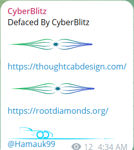 CyberBlitz瞄准Thought Cab Design网站-xLab 威胁情报