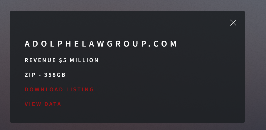 Adolphe Law Group成为SAFEPAY勒索软件的受害者-xLab 威胁情报