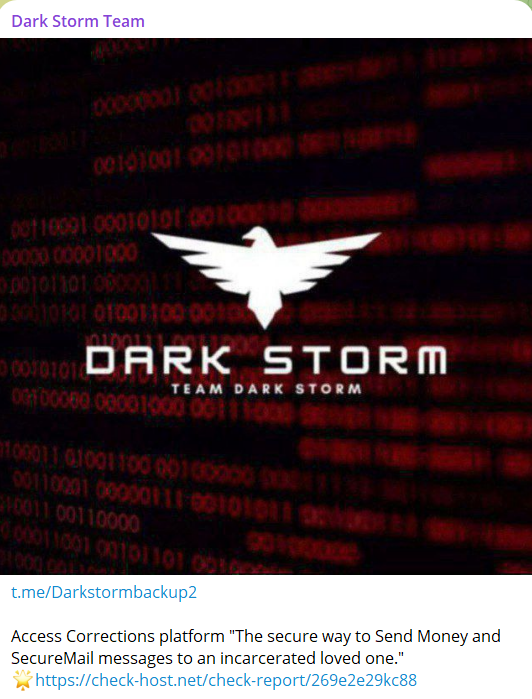 Dark Storm Team瞄准访问更正网站-xLab 威胁情报