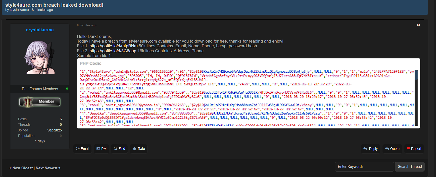 Style4sure涉嫌数据外泄-xLab 威胁情报