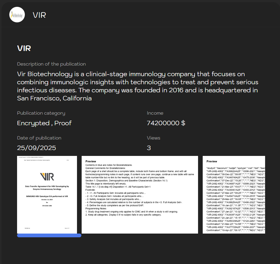 INC.Vir Biotechnology成为LYNX勒索软件的受害者-xLab 威胁情报