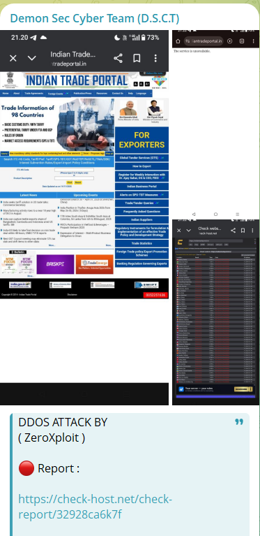 Demon Sec Cyber小组(D.S.C.T)瞄准印度贸易门户网站网站-xLab 威胁情报