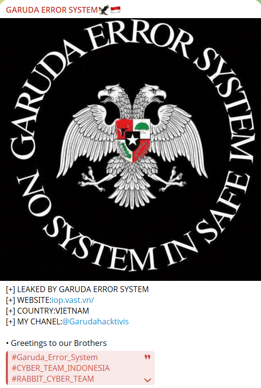 越南物理研究所涉嫌数据泄露-xLab 威胁情报