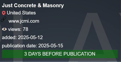 Just Concrete&Masonry，Inc成为PLAY勒索软件的受害者-xLab 威胁情报