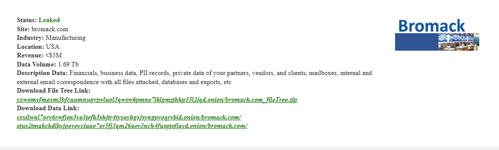 Bromack成为PEAR勒索软件的受害者-xLab 威胁情报