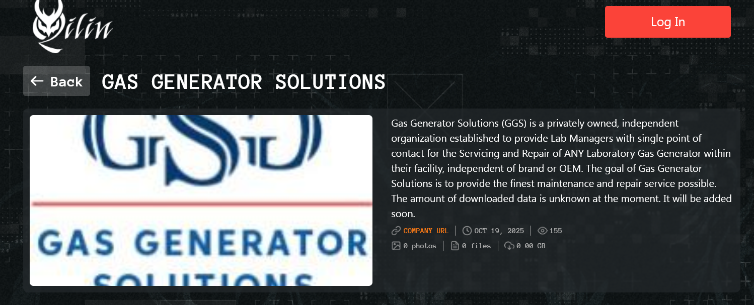 Gas Generator Solutions成为Qilin勒索软件的受害者-xLab 威胁情报