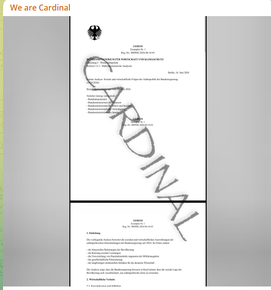 Alleged Leak of a German Government Document-xLab 威胁情报