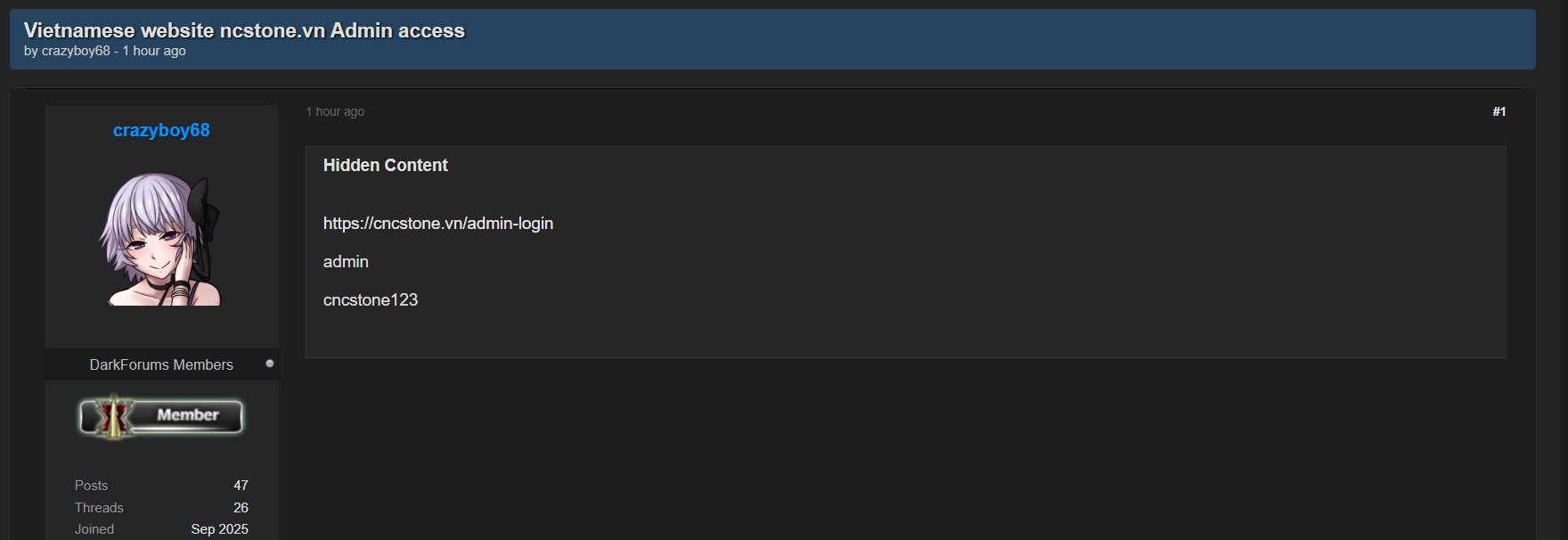涉嫌出售CNC Stone的使用权-xLab 威胁情报