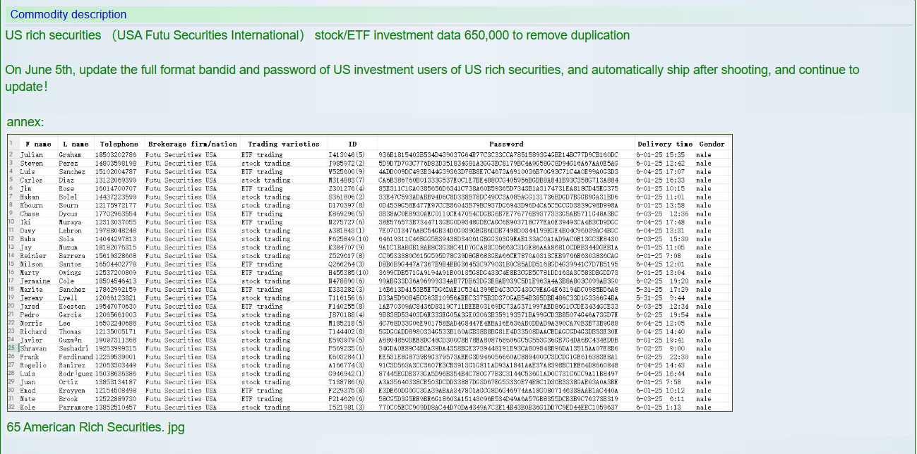 富途证券国际涉嫌数据外泄-xLab 威胁情报