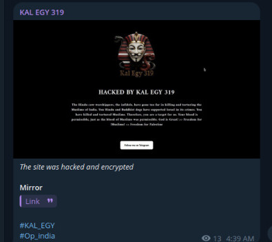 KAL EGY 319瞄准Murukku村国家办公室网站-xLab 威胁情报