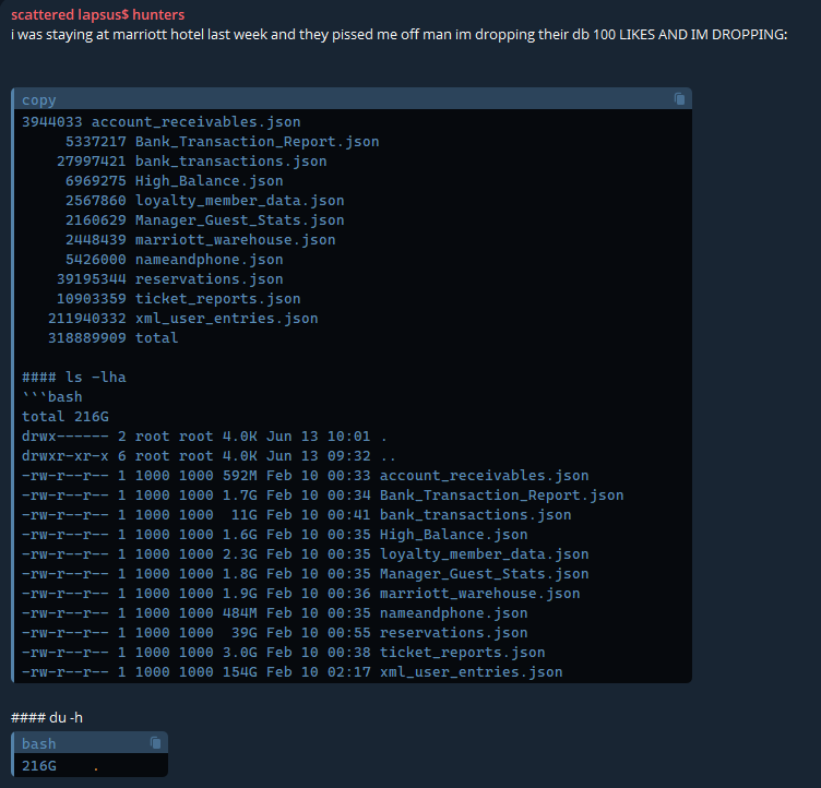 万豪国际集团涉嫌数据泄露-xLab 威胁情报