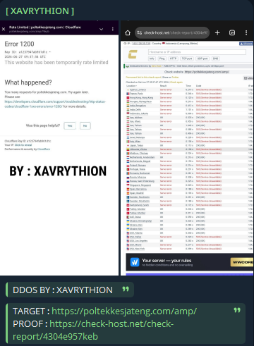 XAVRYTH targets the website of Central Java Ministry of Health Polytechnic-xLab 威胁情报