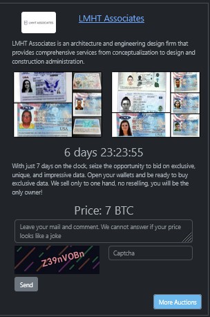 LMHT Associates成为RHYSIDA勒索软件的受害者-xLab 威胁情报