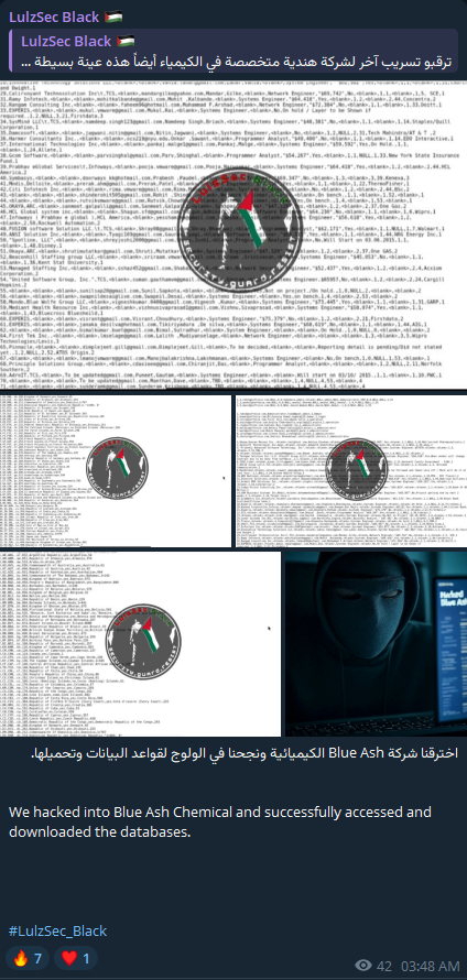 Blue灰化学品涉嫌数据库泄露-xLab 威胁情报