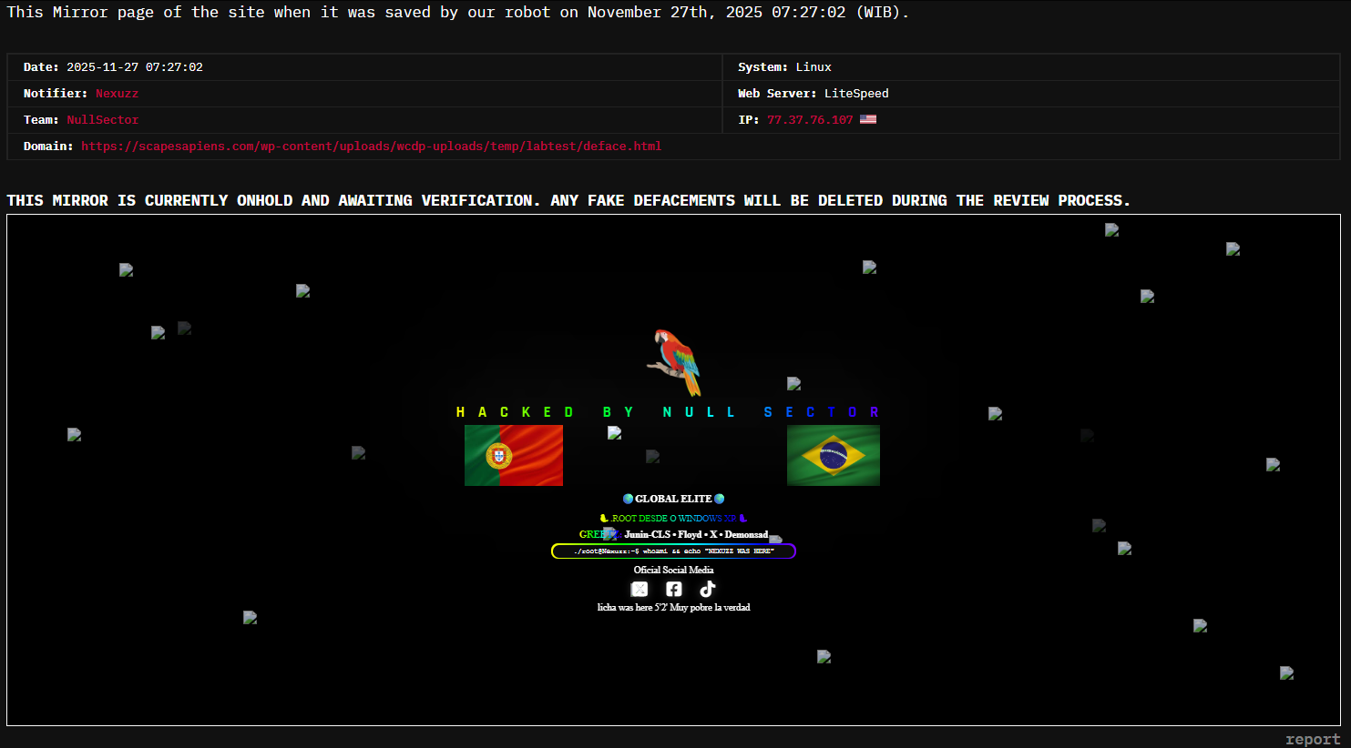 Nexuzz瞄准Printec网站-xLab 威胁情报