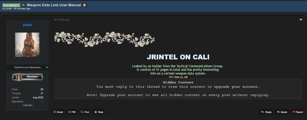 战术通信集团有限责任公司涉嫌数据泄露-xLab 威胁情报