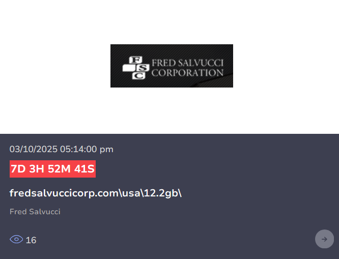 Fred Salvucci Corp成为Kairos勒索软件的受害者-xLab 威胁情报