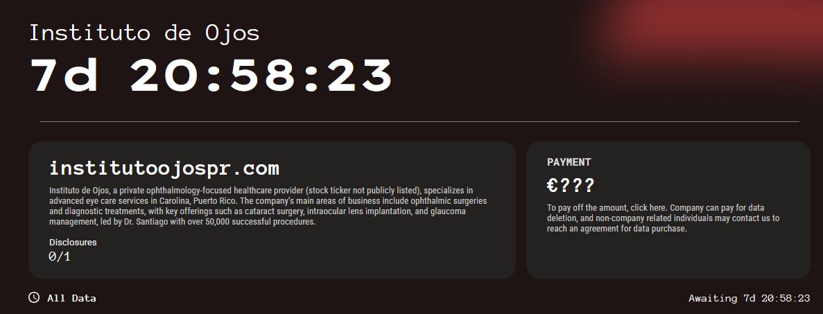 眼科研究所成为Kill Security勒索软件的受害者-xLab 威胁情报