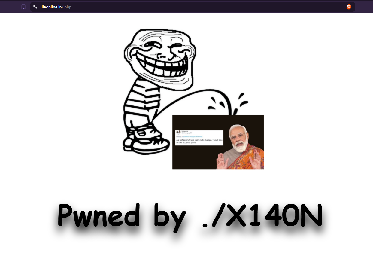 ./X140N targets the website of Indian Industries Association-xLab 威胁情报