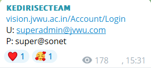 涉嫌泄露Jayoti Vidyapeeth女子大学的登录权限-xLab 威胁情报