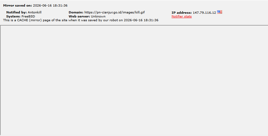 Antonkill targets the website of Cianjur District Court-xLab 威胁情报