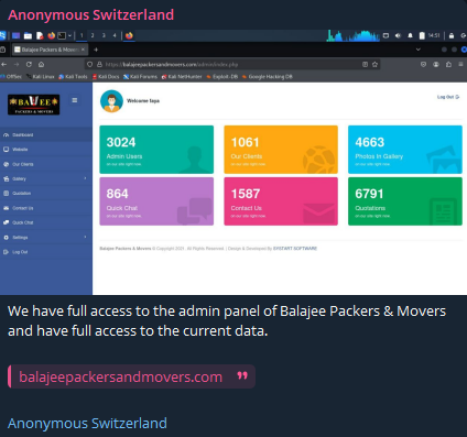 Balajee Packers&Movers涉嫌数据外泄-xLab 威胁情报