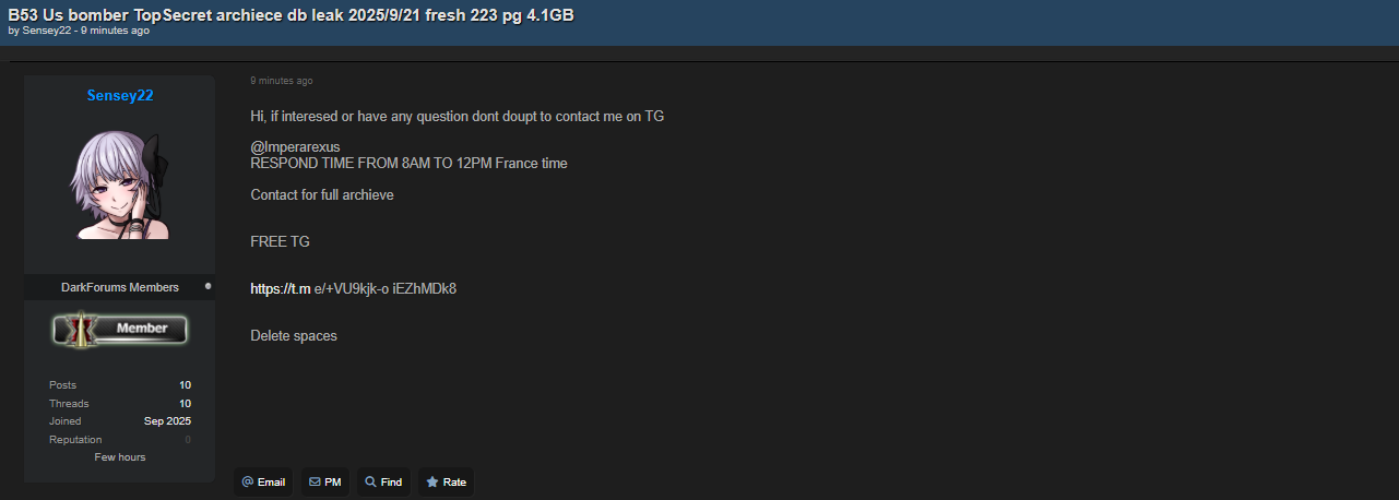 涉嫌从美国泄露机密数据-xLab 威胁情报