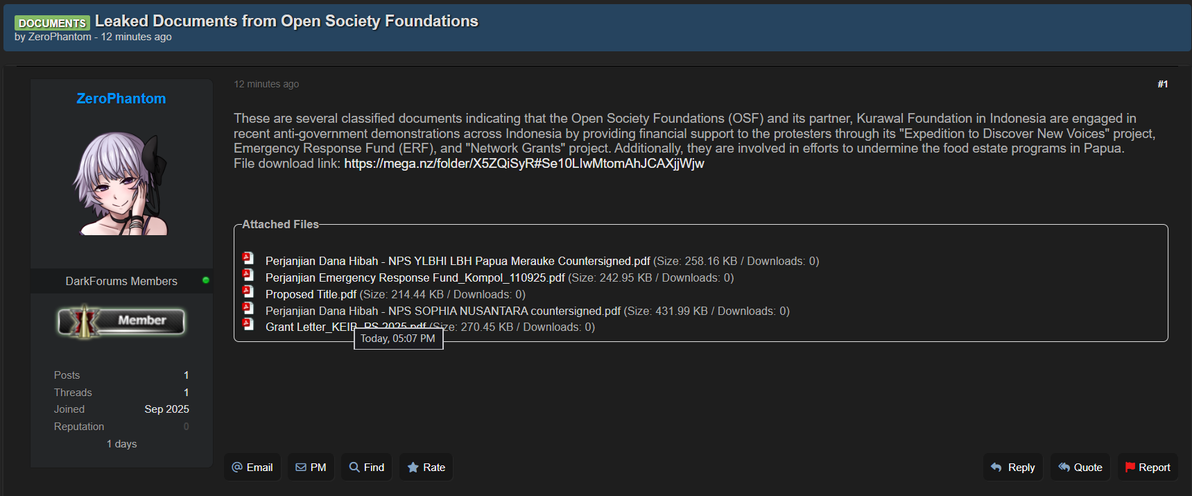 涉嫌数据外泄开放Society基金会-xLab 威胁情报