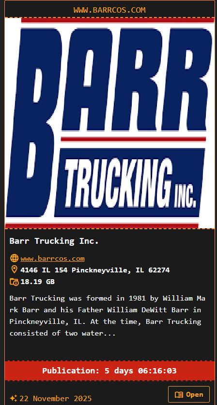 巴尔公司成为DragonForce勒索软件的受害者-xLab 威胁情报
